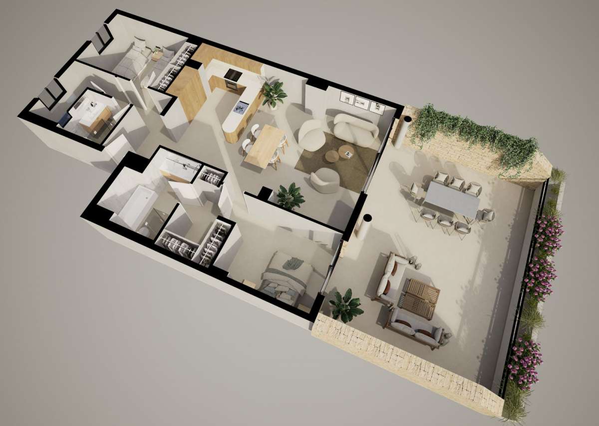 Verkoop. Appartement in Denia