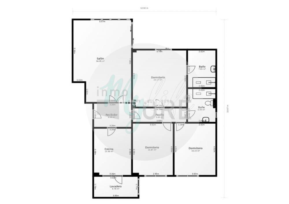 Media planta en El Palo