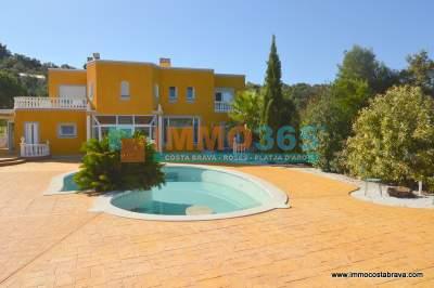 Acheter - Villa de luxe avec vue sur piscine et montagne - Santa Cristina de Aro - immo365costabrava - Salon 32 - ISCAV55