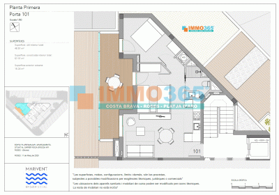 Kopen - Promotie. Nieuw, modern appartement met twee slaapkamers vlakbij het strand - Rosas - immo365costabrava - Plan 4 - ISA2034-101