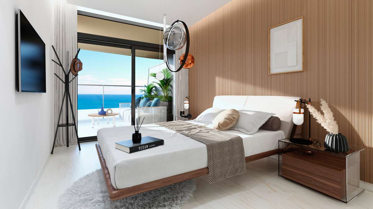 BENIDORM NEW 2 BEDROOM APARTMENTS LOCATED 50 METERS FROM THE BEACH WITH MAGNIFICENT SEA VIEWS