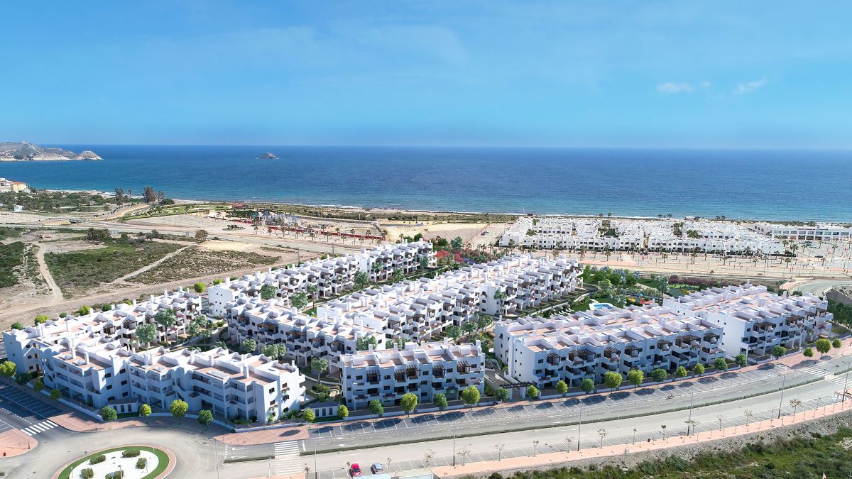 NEW ANDALUSIAN STYLE APARTMENTS LOCATED 600 METERS FROM THE BEACH ON THE COSTA DE ALMERIA