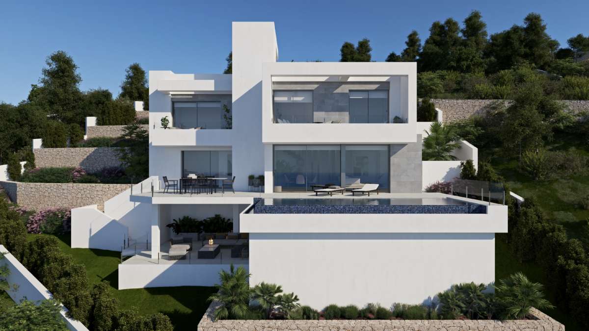 MODERN 3 BEDROOM, 3 BATHROOM VILLA WITH SEA VIEW IN BENITACHELL - FOR SALE