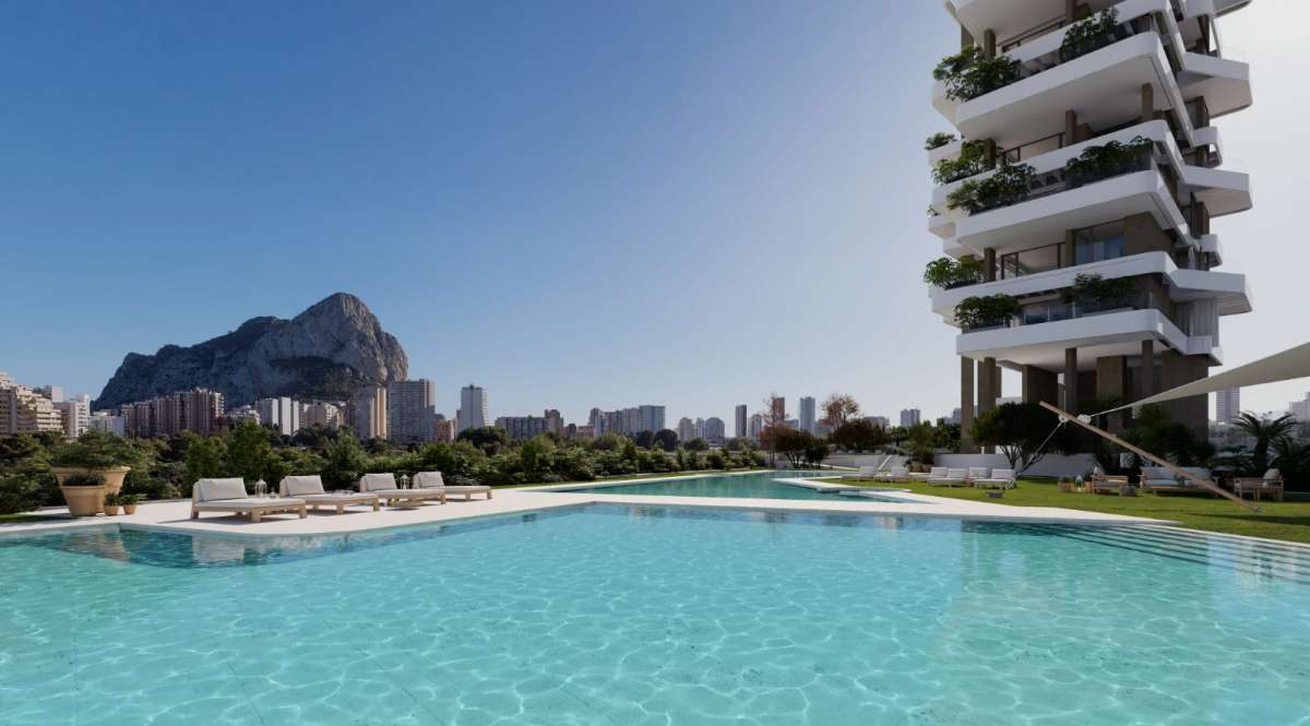 MODERN 3 BEDROOM PENTHOUSE WITH TERRACED POOL AND SEA VIEW FOR SALE IN CALPE