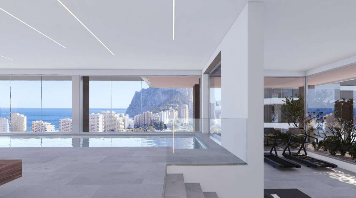 MODERN 3 BEDROOM PENTHOUSE WITH TERRACED POOL AND SEA VIEW FOR SALE IN CALPE