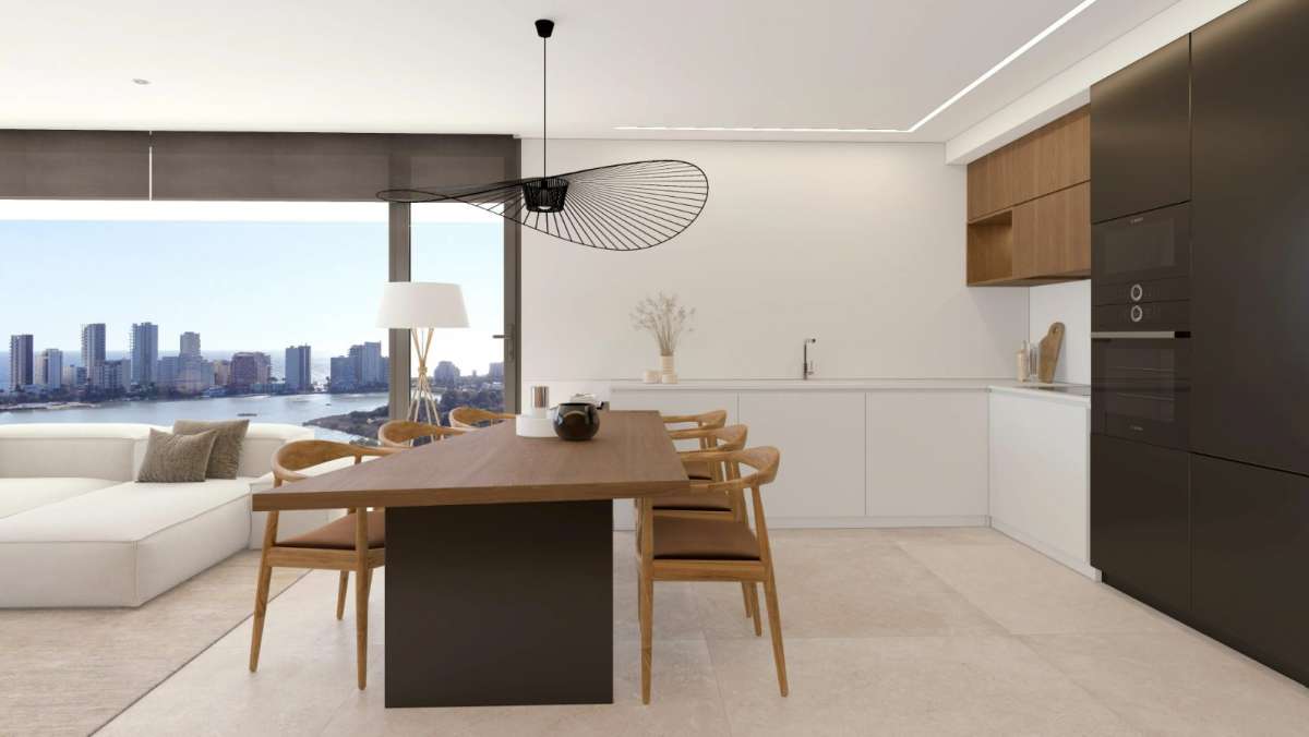 MODERN 3 BEDROOM PENTHOUSE WITH TERRACED POOL AND SEA VIEW FOR SALE IN CALPE