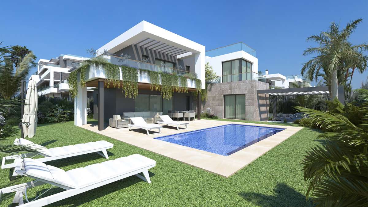 BRAND NEW COMPLEX OF APARTMENTS, BUNGALOWS AND VILLAS WITH LARGE COMMON AREAS AND CLOSE TO THE BEACH