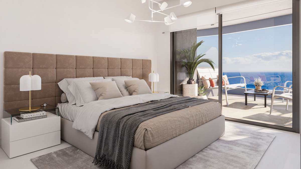 1, 2 AND 3 BEDROOM APARTMENTS AND PENTHOUSES ON THE BEACHFRONT OF LA FOSSA BEACH IN CALPE