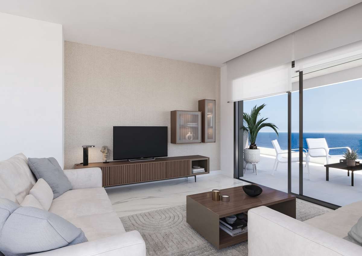 3-BEDROOM DUPLEX PENTHOUSES ON THE BEACHFRONT OF LA FOSSA BEACH IN CALPE