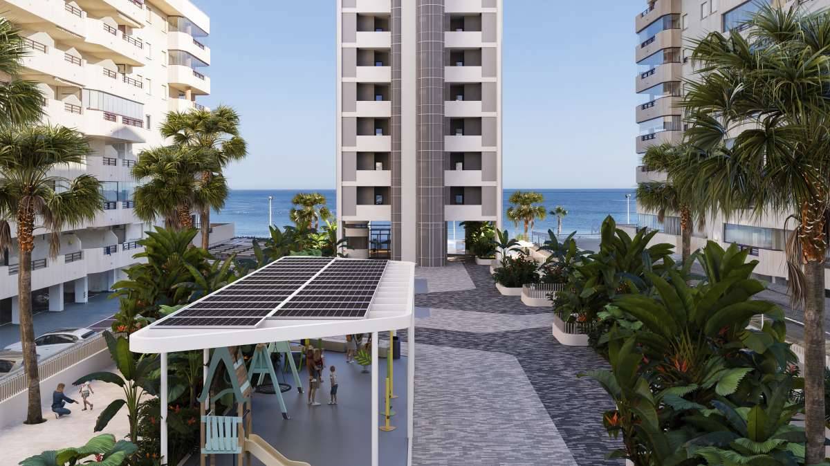3-BEDROOM DUPLEX PENTHOUSES ON THE BEACHFRONT OF LA FOSSA BEACH IN CALPE